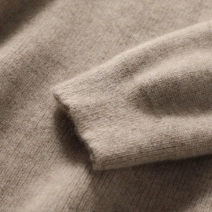 Hoodie in Cashmere and Merino Wool Blend with Relaxed Fit and Adjustable Drawstrings