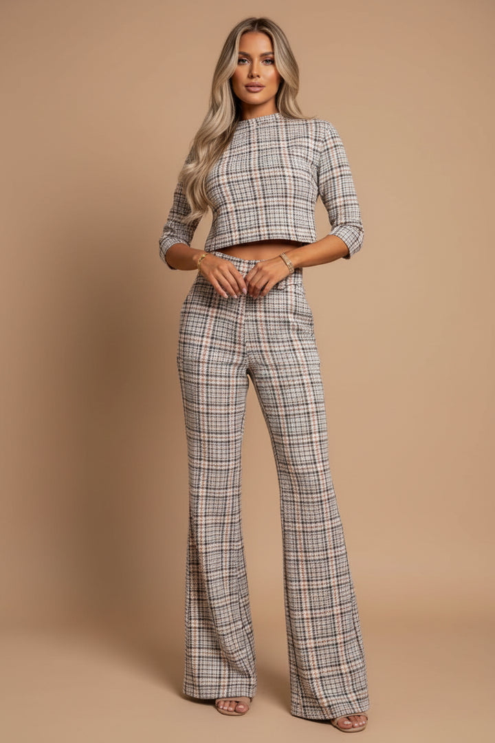 Women's Casual Nine-Quarter Sleeve Set – Fresh Relaxed Silhouette