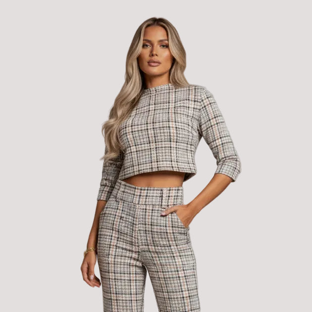 Women's Casual Nine-Quarter Sleeve Set – Fresh Relaxed Silhouette