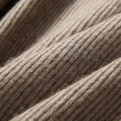 Hoodie in Cashmere and Merino Wool Blend with Relaxed Fit and Adjustable Drawstrings