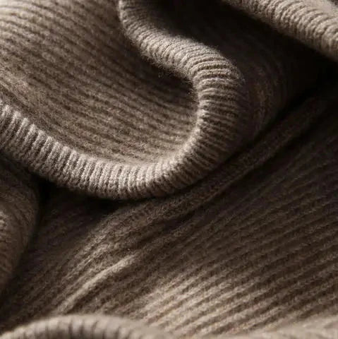 Hoodie in Cashmere and Merino Wool Blend with Relaxed Fit and Adjustable Drawstrings