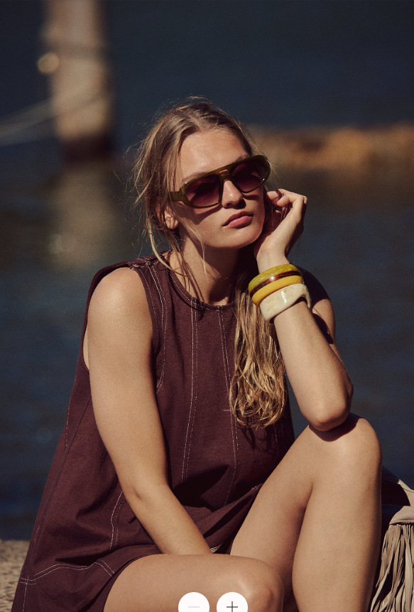 Two-Piece Cotton Set, Cropped Tank Top and Elastic-Waist Shorts with Raw Seam Detailing in Sunwashed Yellow