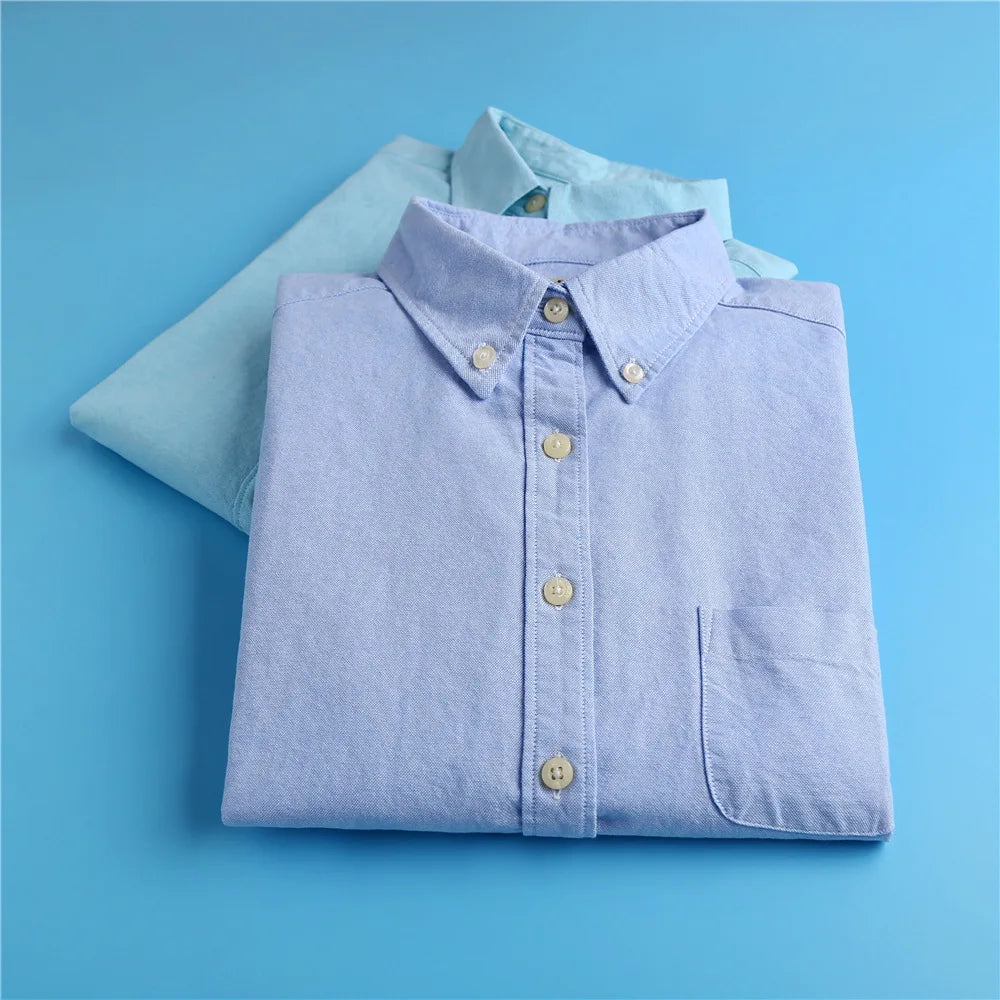 Checked Cotton Blouse with Long Sleeves, Relaxed Fit and Lightweight Feel in Hawthorn Red