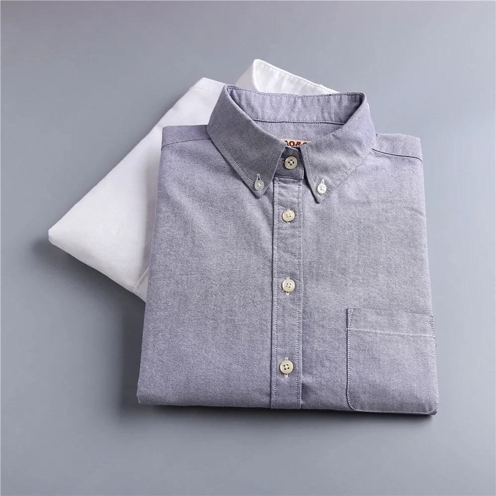 Checked Cotton Blouse with Long Sleeves, Relaxed Fit and Lightweight Feel in Hawthorn Red