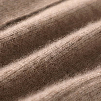 Merino Wool and Cashmere Blend Knit Vest with Adjustable Waist Tie and Slim Fit