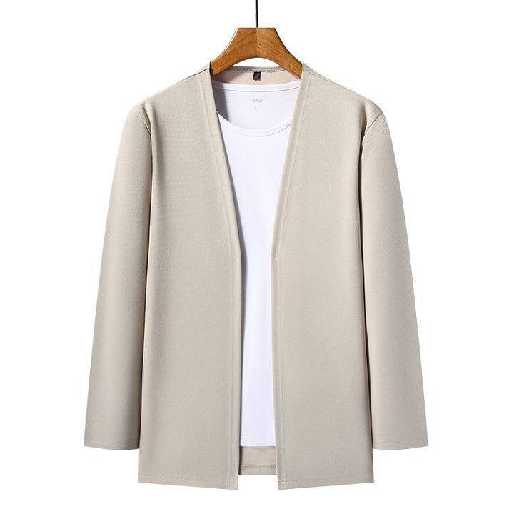 Men's Knit Cardigan Sweater – Relaxed Fit Cotton Blend Everyday Layer