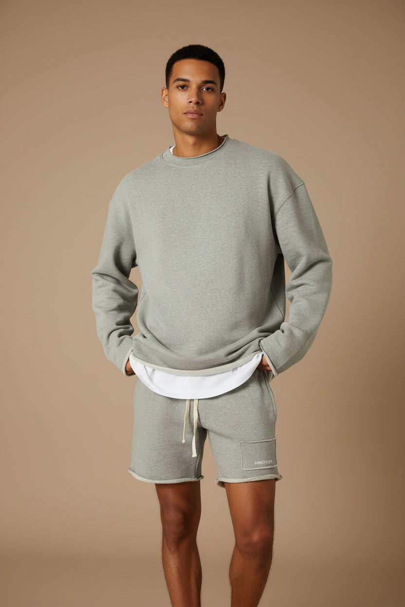 Men's Cotton Sweatshirt Set – Athletic Relaxed Fit