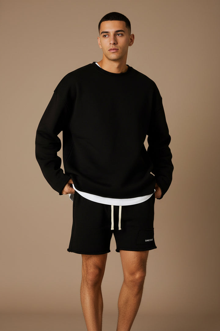 Men's Cotton Sweatshirt Set – Athletic Relaxed Fit