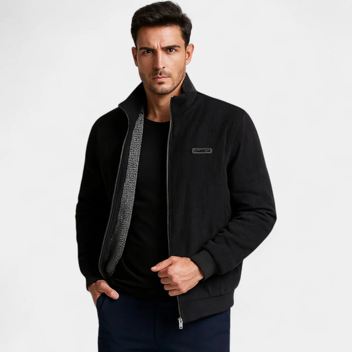 Men's Corduroy Jacket – Relaxed Fit Classic Collar Design