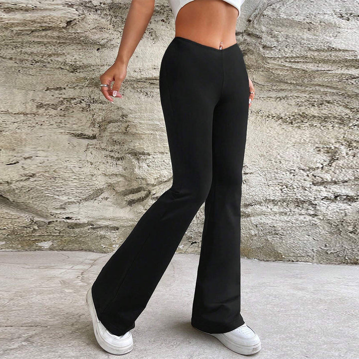 Women's Bootcut Trouser – V-Waist Slimming Silhouette