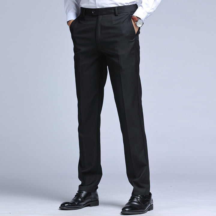 Men's Slim Trousers – Lightweight Business Fit for Daily Wear