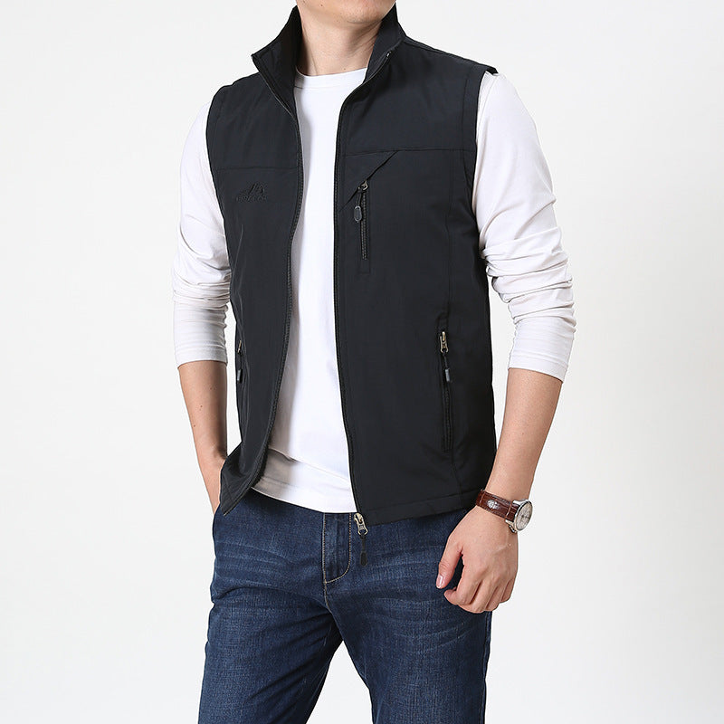 Men's Lightweight Cotton Vest – Breathable Casual Layer