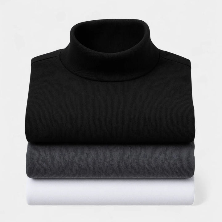 Men's Slim Fit Turtleneck Sweater Set – Everyday Refined Knitwear