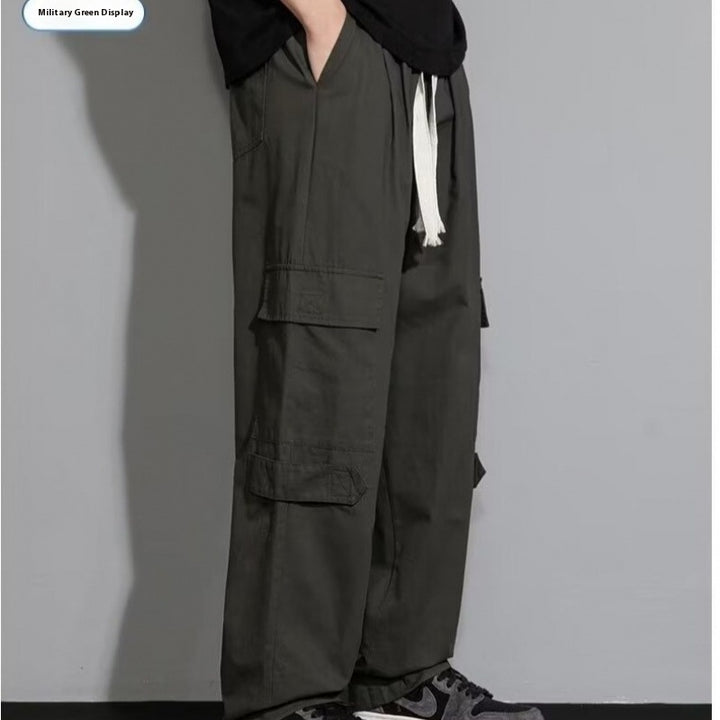 Men's Loose Straight Trouser – Cotton Blend Retro Fit