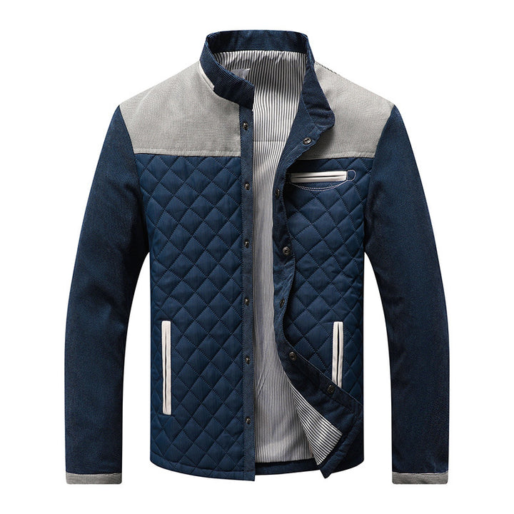 Men's Zip Up Jacket – Slim Fit, Structured Lining, Side Pockets