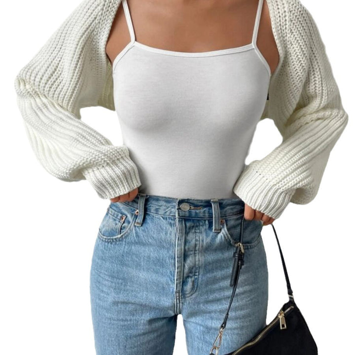 Women's Wool Blend Sweater – Classic Solid Knit Long Sleeve