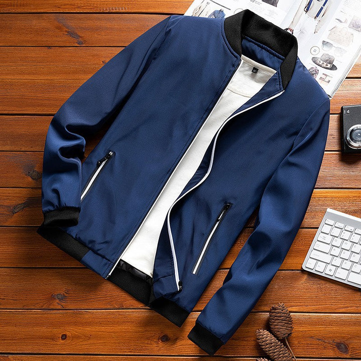 Men's Casual Jacket – Minimalist Korean-Inspired Design