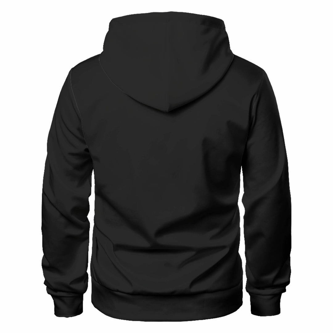 Men's 3D Digital Print Pullover Hoodie – Dimensional Patch Pocket