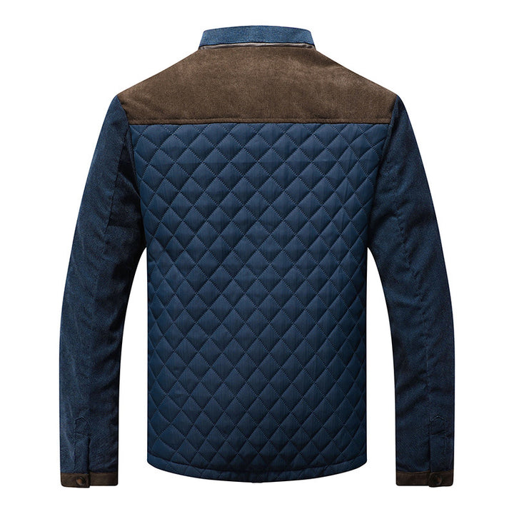 Men's Zip Up Jacket – Slim Fit, Structured Lining, Side Pockets