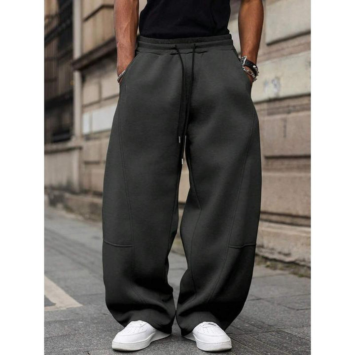 Men's Straight High Waist Cropped Pants – Lightweight Modern Fit