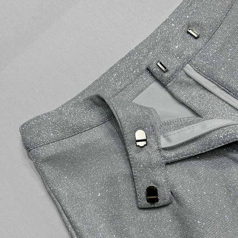 Three Piece Women's Suit Set – Blazer, Bralette, Trousers