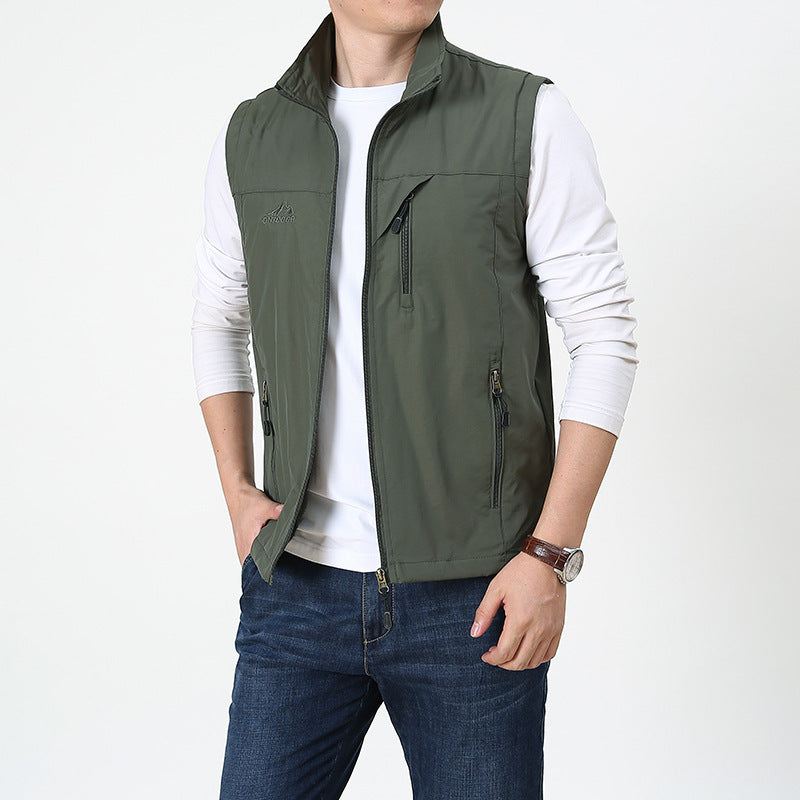 Men's Lightweight Cotton Vest – Breathable Casual Layer
