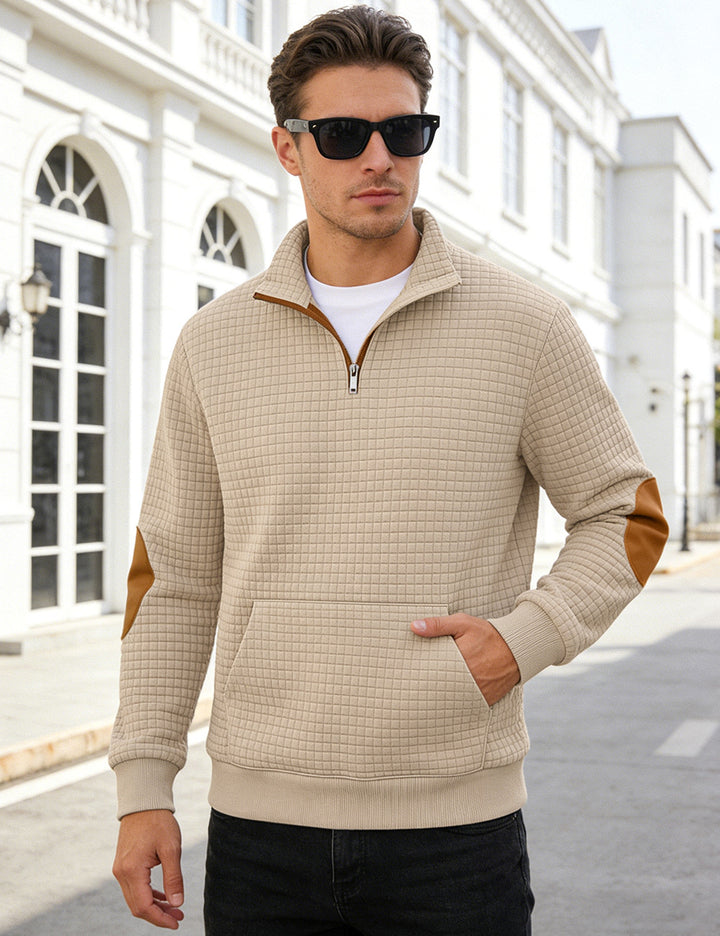 Men's Hoodie Pullover – Loose Fit with Patch Pocket Detail