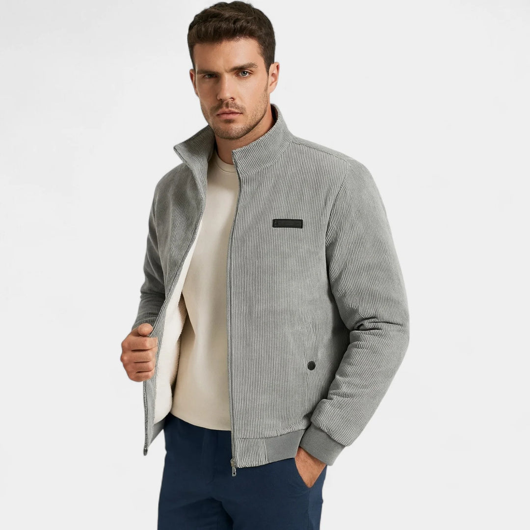 Men's Corduroy Jacket – Relaxed Fit Classic Collar Design