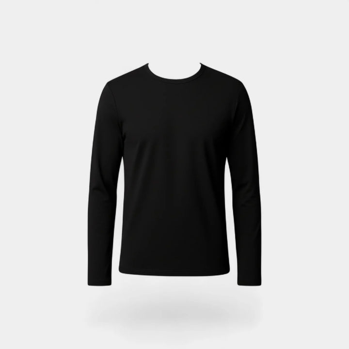 Men's Thermal Undershirt Set – Fitted Crew Neck Base Layer (Pack of 3)
