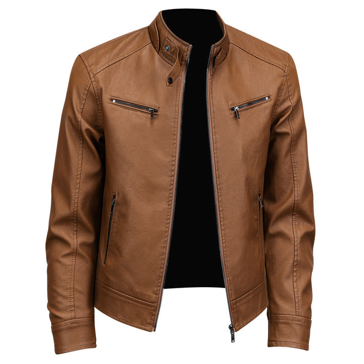 Men's Zipper Cardigan Knit Jacket – Streamlined Regular Fit