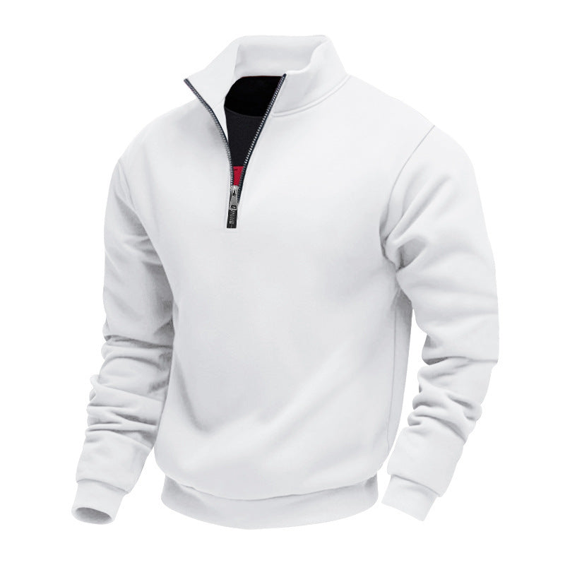 Men's Fleece-Lined Hoodie Jacket – Relaxed Fit Velvet Warmth