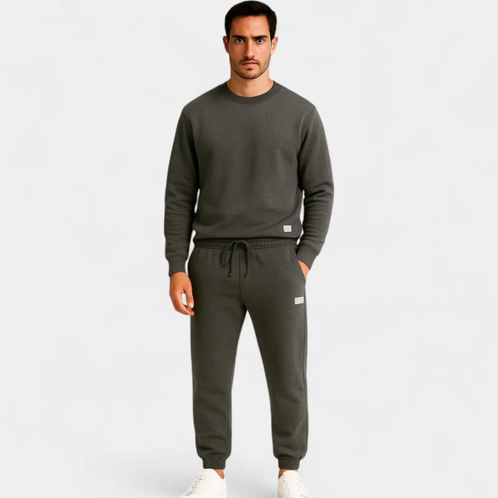 Men's Wool Lounge Set – Two-Piece Minimalist Modern Style for Relaxed Comfort
