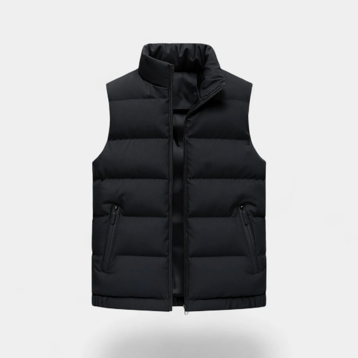 Men's Quilted Vest – Lightweight Fitted Technical Fabric