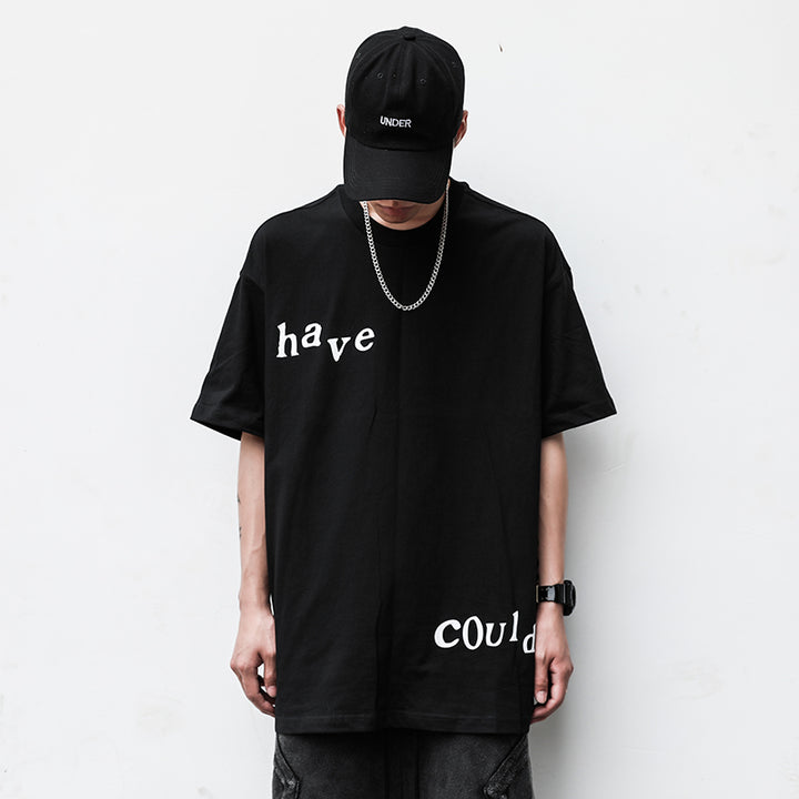 Men's Graphic T-Shirt – Cotton Relaxed Hip Hop Fit