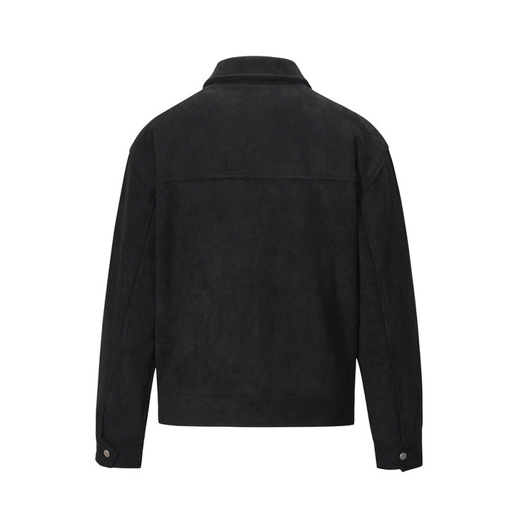 Men's Cotton Zip Jacket – Multi-Pocket Regular Fit