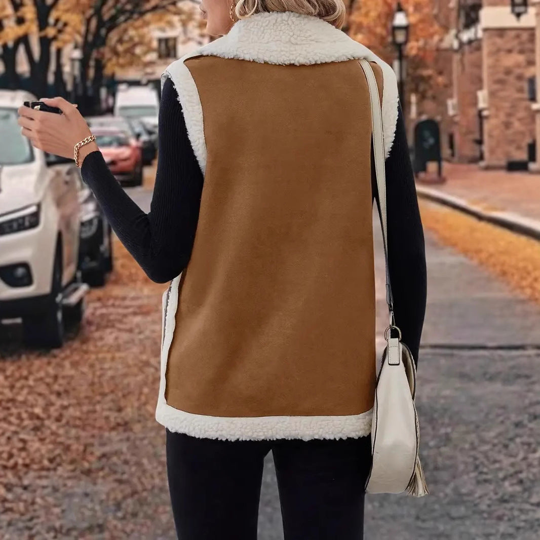 Women's Thickened Vest – Slim-Fit Sleeveless Layer