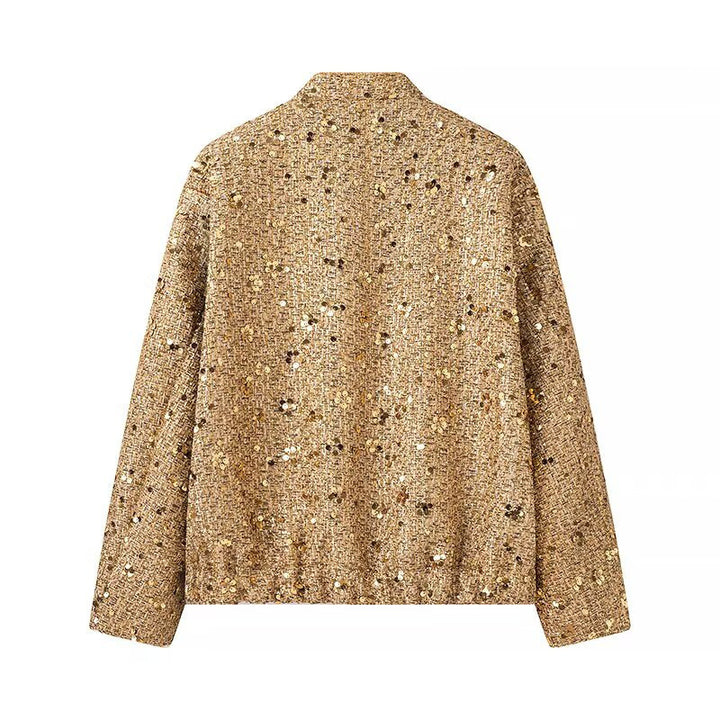 Women's Sequin Jacket – Loose Fit Figure-Flattering Urban Style