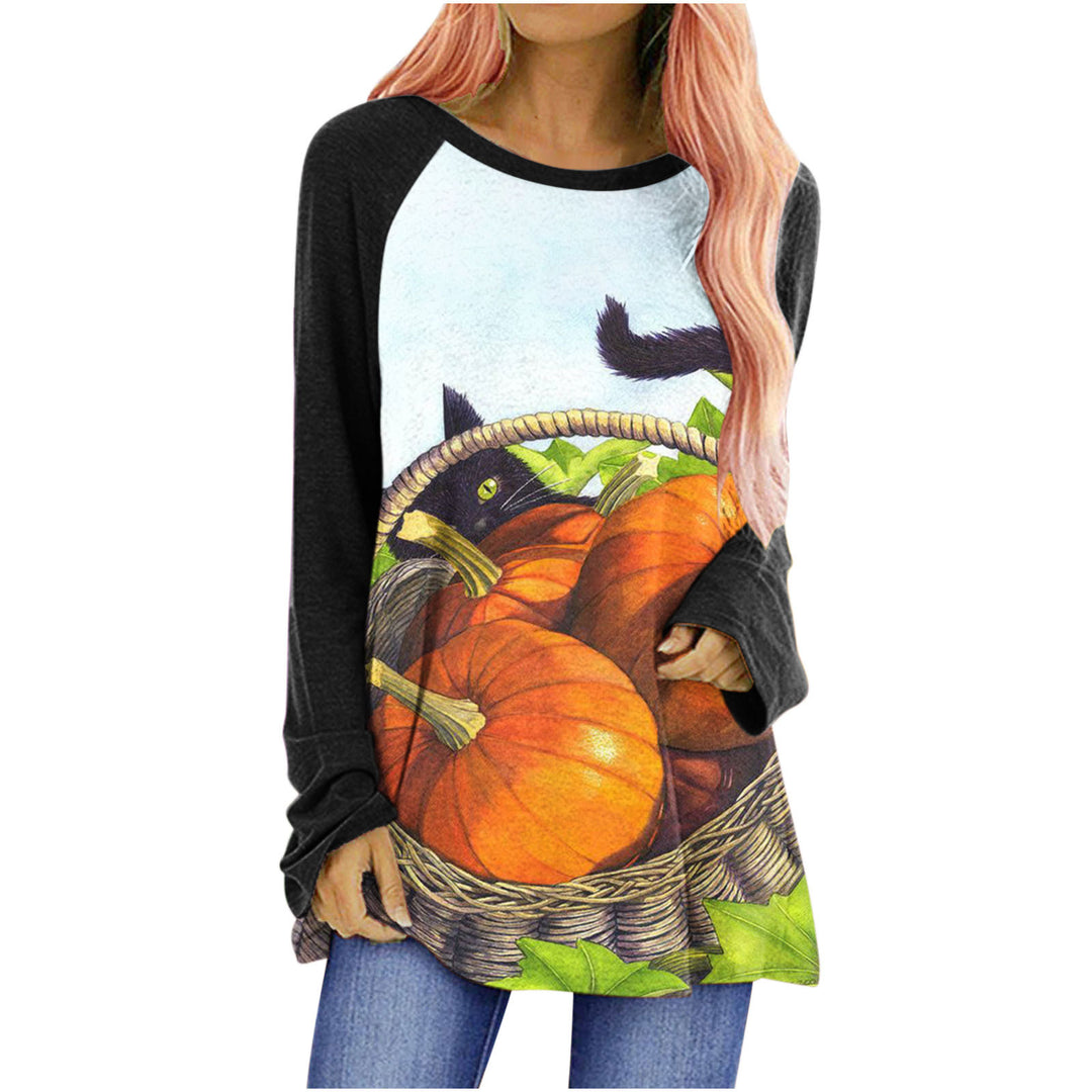 Cotton Long Sleeve T-Shirt for Women – Effortless Loose Fit