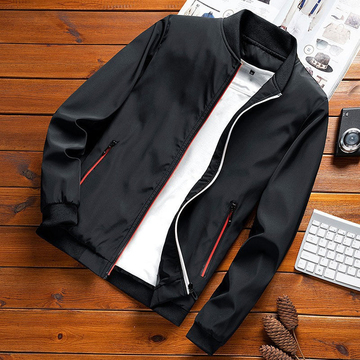 Men's Casual Jacket – Minimalist Korean-Inspired Design