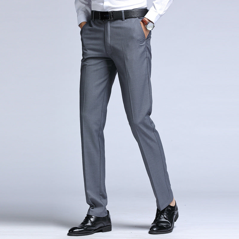 Men's Slim Trousers – Lightweight Business Fit for Daily Wear
