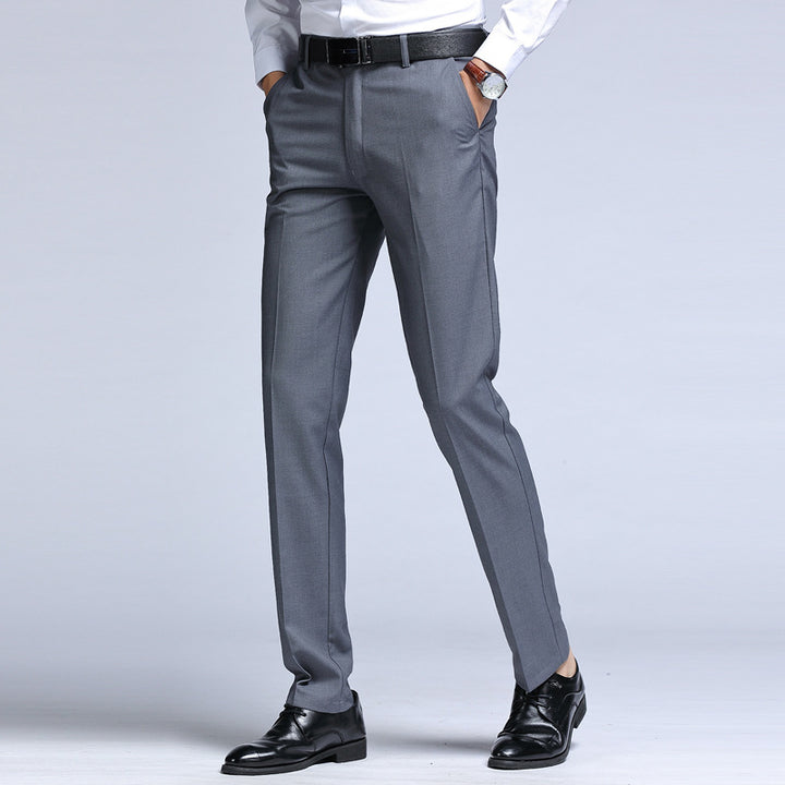Men's Slim Trousers – Lightweight Business Fit for Daily Wear