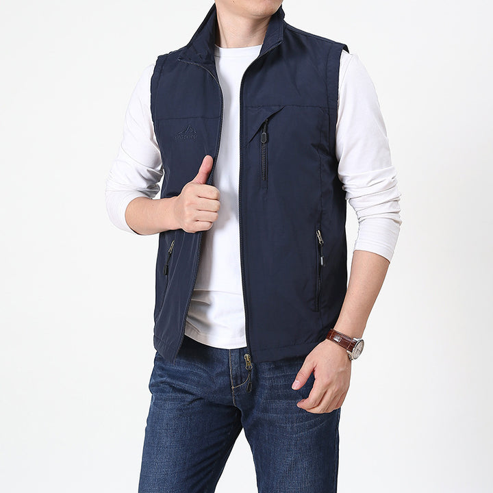 Men's Lightweight Cotton Vest – Breathable Casual Layer