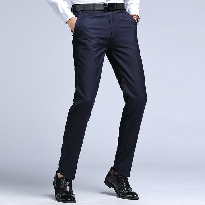 Men's Slim Trousers – Lightweight Business Fit for Daily Wear