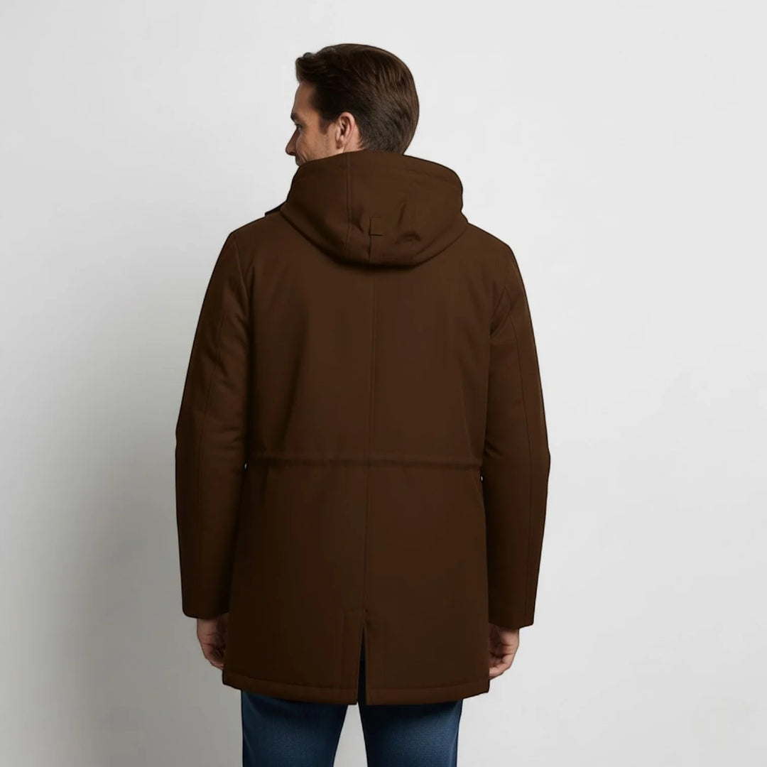 Men's Hooded Parka – Structured Technical Outerwear