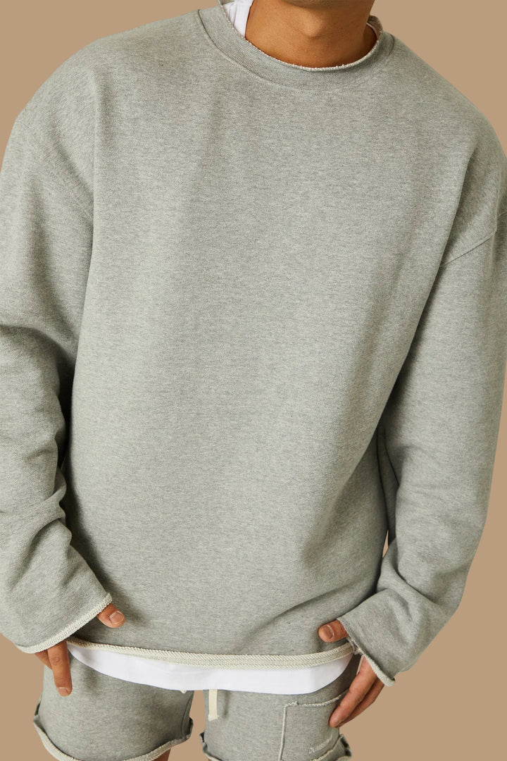 Men's Cotton Sweatshirt Set – Athletic Relaxed Fit