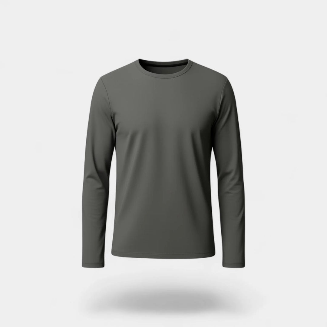 Men's Thermal Undershirt Set – Fitted Crew Neck Base Layer (Pack of 3)