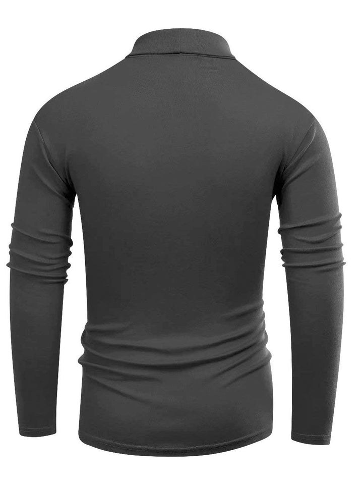 Men's Turtleneck Sweater – Lightweight Minimalist Knit Top