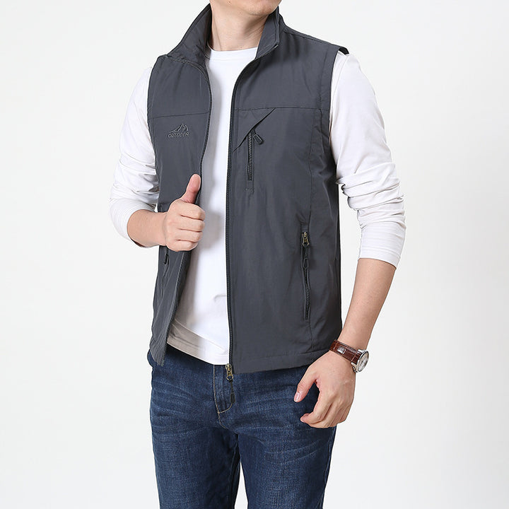 Men's Lightweight Cotton Vest – Breathable Casual Layer