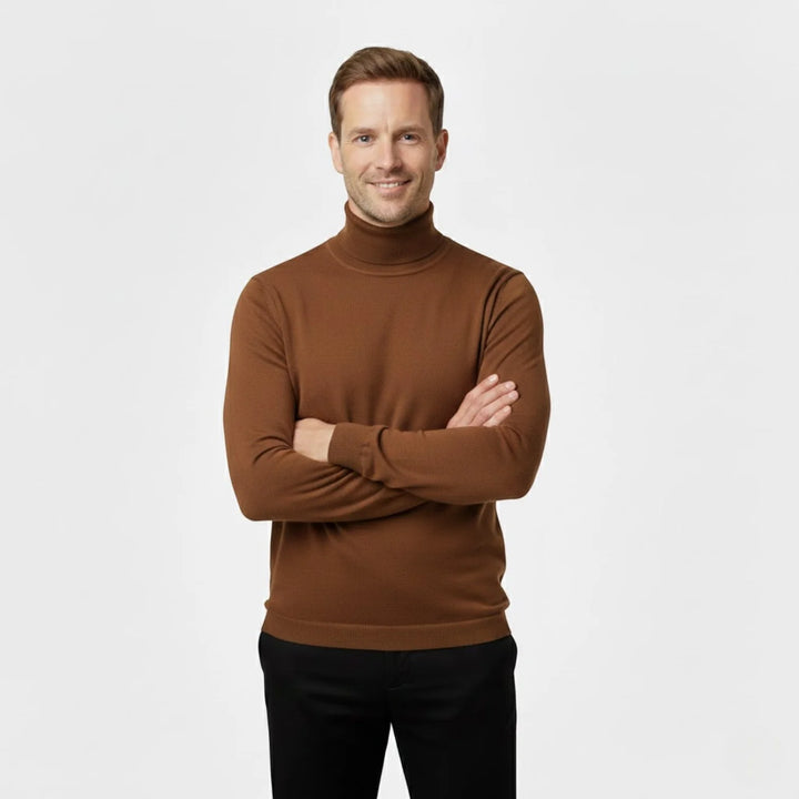 Men's Slim Fit Turtleneck Sweater Set – Everyday Refined Knitwear
