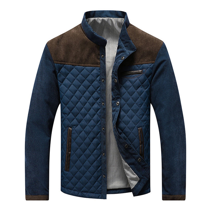 Men's Zip Up Jacket – Slim Fit, Structured Lining, Side Pockets